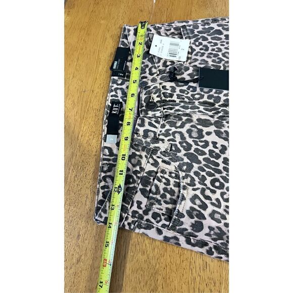KUT FROM THE KLOTH DONNA ANKLE SKINNY LEOPARD PRINT JEANS WOMENS SIZE 2 NEW - Picture 5 of 12